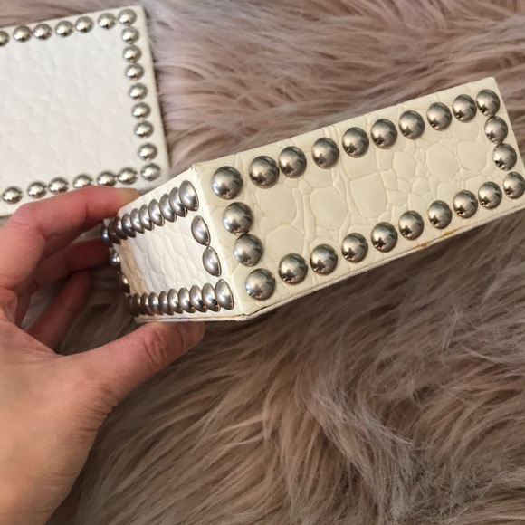 Z Gallerie Accents Z Gallerie Faux Croc Studded Coasters Poshmark